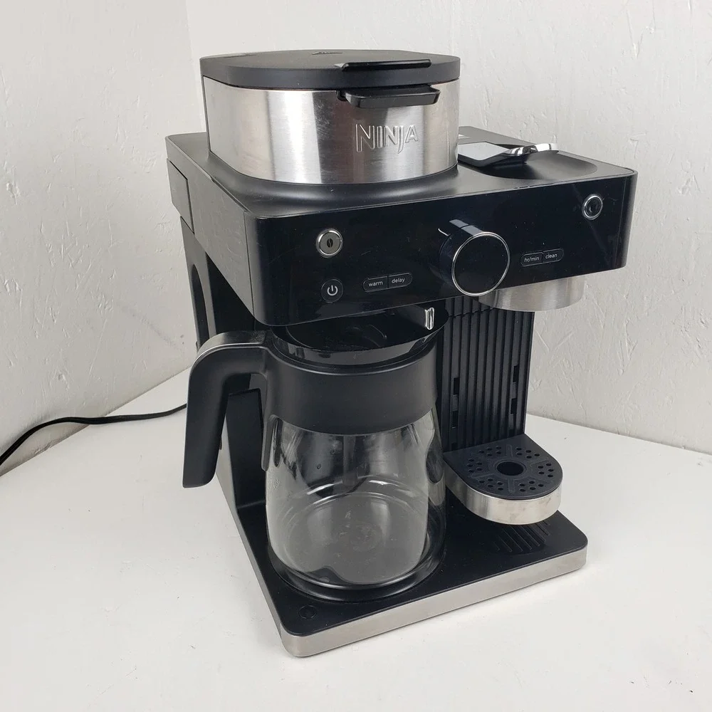 Ninja Espresso & Coffee Barista System CFN601 Black Stainless Dual Brew Machine